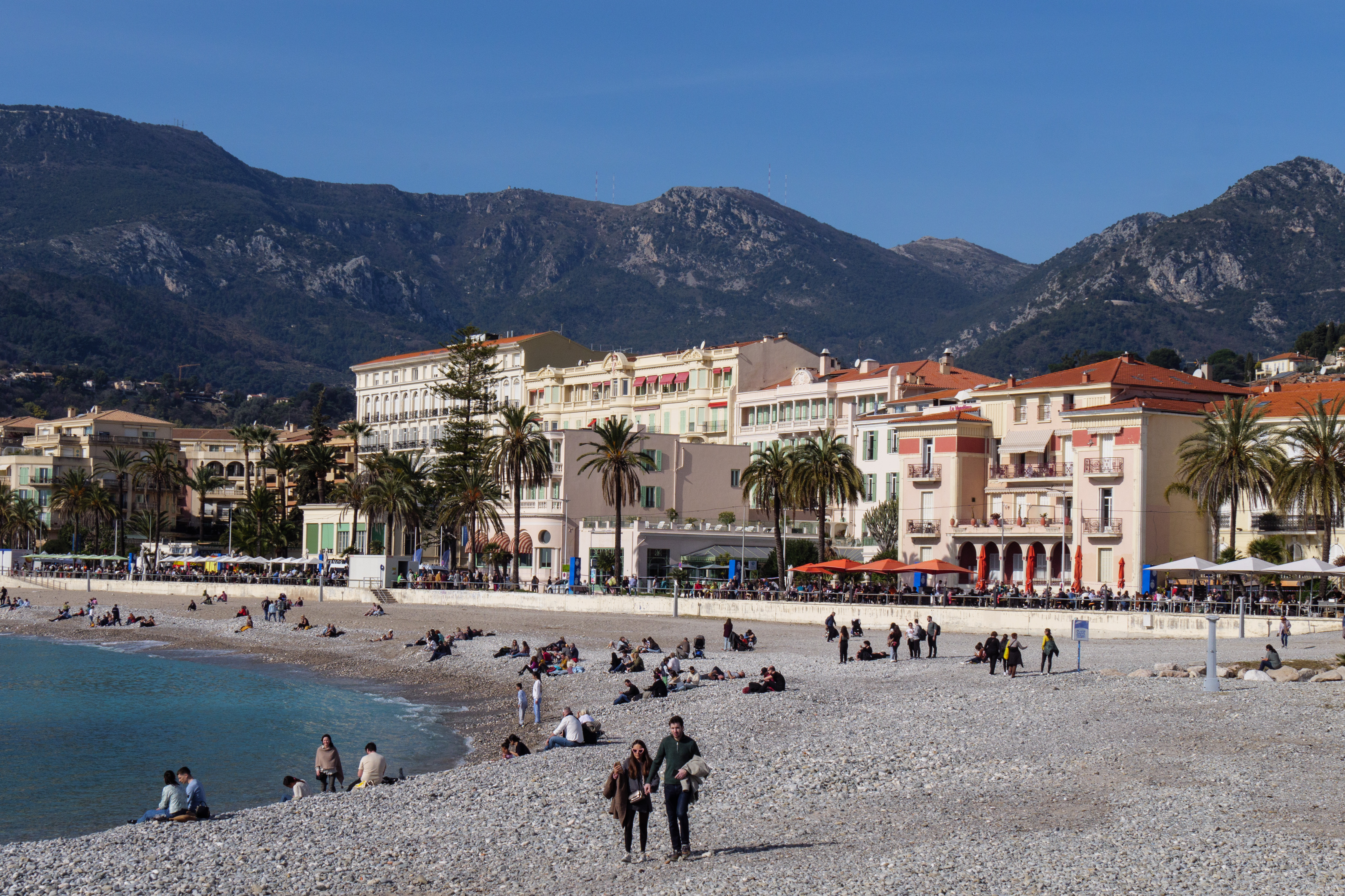 Strand von Menton